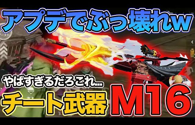 【環境破壊】S40最強アサルト確定!!最新アプデで『チート武器』になったM16A4がヤバすぎるwww【荒野行動】（ふぇいたん）